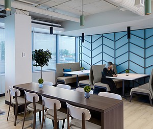 Versatile lighting creates fun, dynamic employee spaces at union headquarters