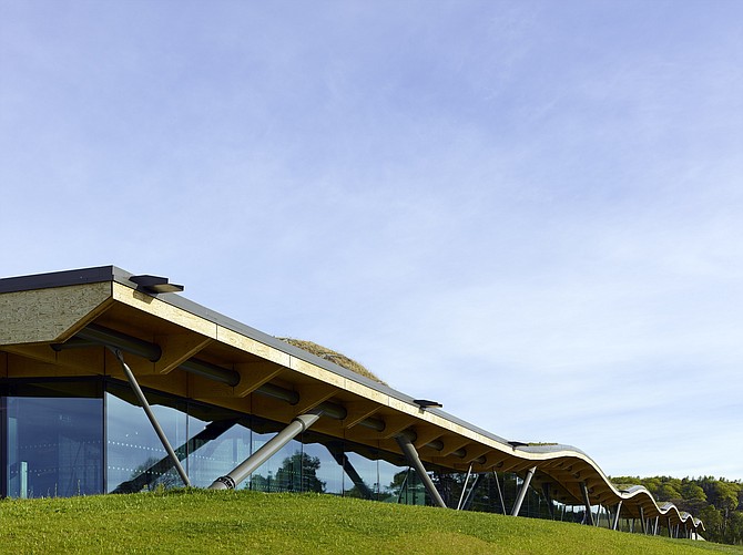 Wooden Roof Of Macallan Distillery Resonates Authenticity And Honesty
