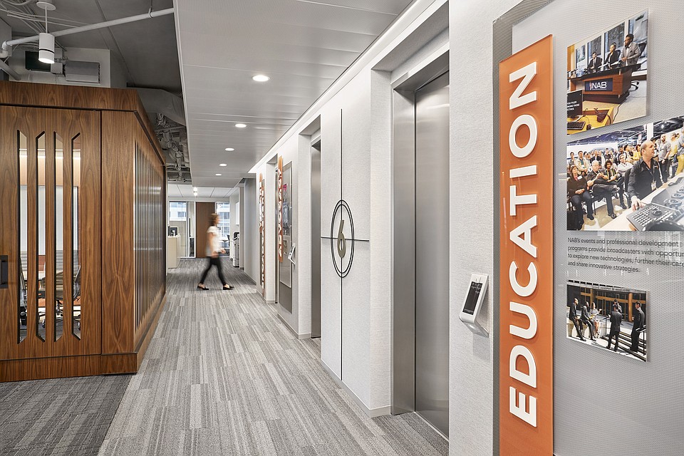 National Association of Broadcasters Headquarters Features Rockfon Ceiling Systems