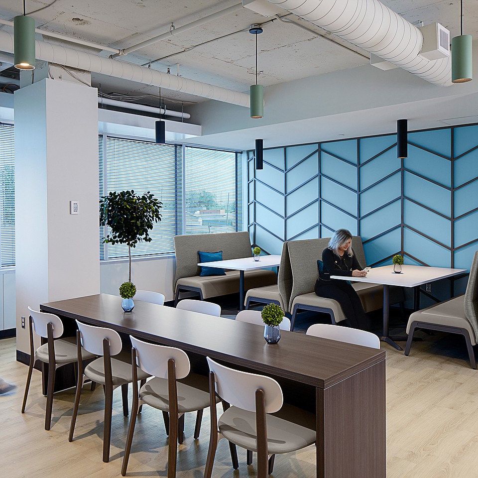 Versatile lighting creates fun, dynamic employee spaces at union headquarters