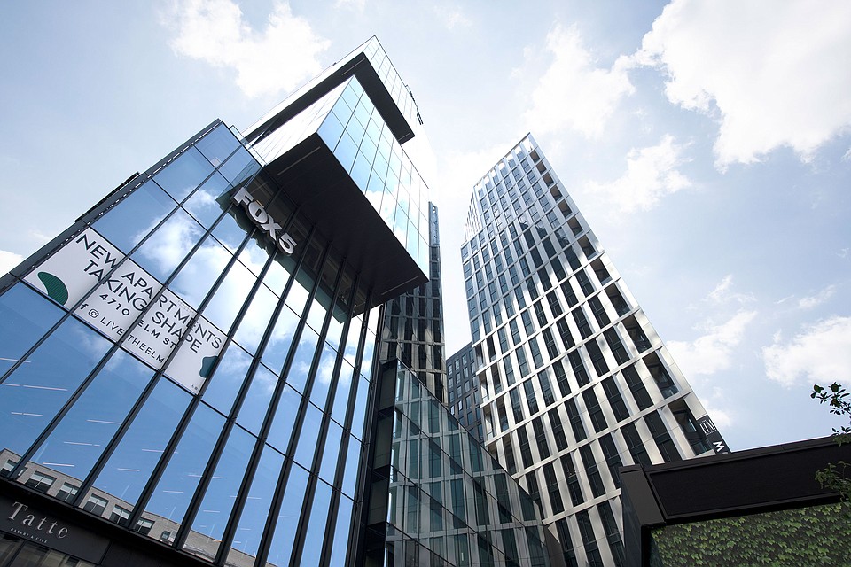 High Rise Debuts in Downtown Maryland With Iconic Metal Façade